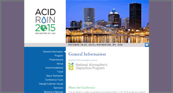 Desktop Screenshot of acidrain2015.org