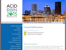 Tablet Screenshot of acidrain2015.org